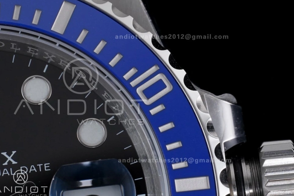 1156 Blue Ceramic Monster VSF 126619LB FlexibleFit A Version Youth Submariner 904L Steel 41mm The Cookie 0329